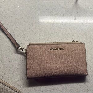 Michael Kors Blush Wristlet Clutch
